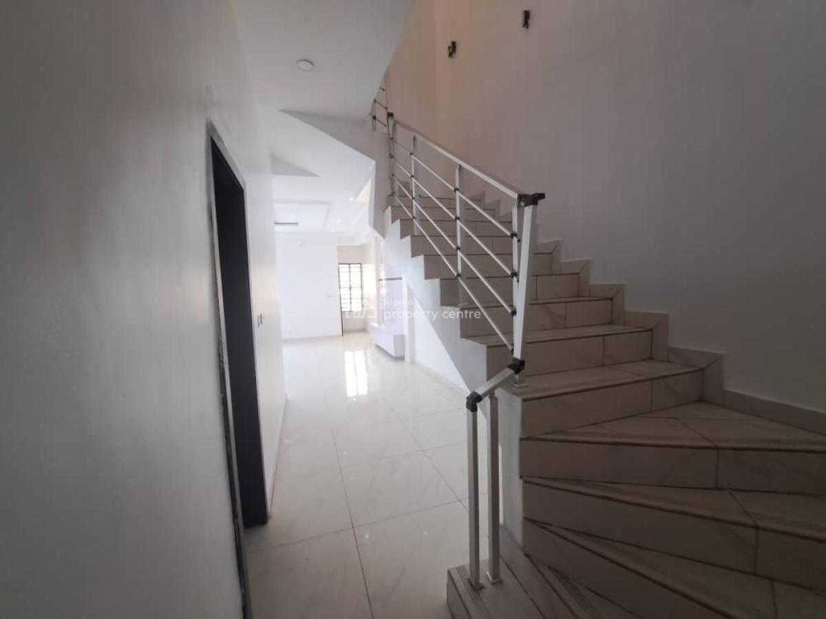 4bedroom Semi Detached Duplex with a Bq, Chevron, Lekki, Lagos, Semi-detached Duplex for Rent