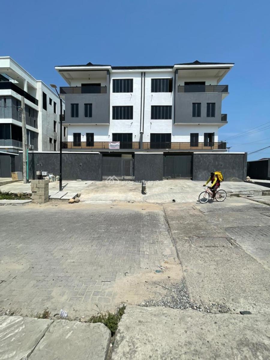 Elegant 6bedrooms Semi Detached Duplex +elevator &bq in Secured Estate, Lekki Phase 1, Lekki, Lagos, Semi-detached Duplex for Sale