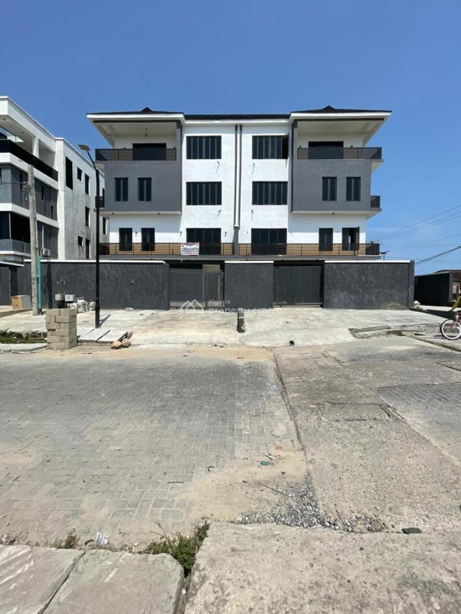 Elegant 6bedrooms Semi Detached Duplex +elevator &bq in Secured Estate, Lekki Phase 1, Lekki, Lagos, Semi-detached Duplex for Sale