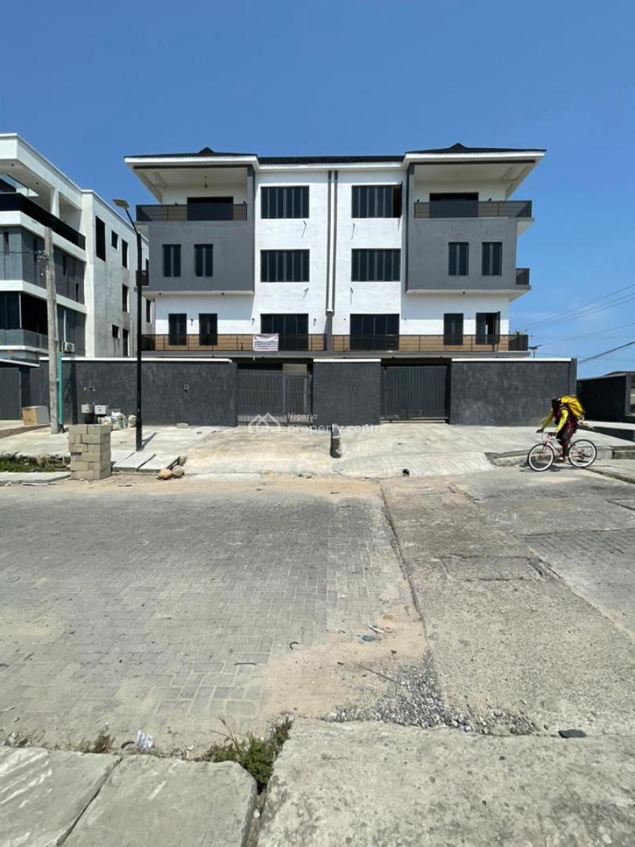 Elegant 6bedrooms Semi Detached Duplex +elevator &bq in Secured Estate, Lekki Phase 1, Lekki, Lagos, Semi-detached Duplex for Sale