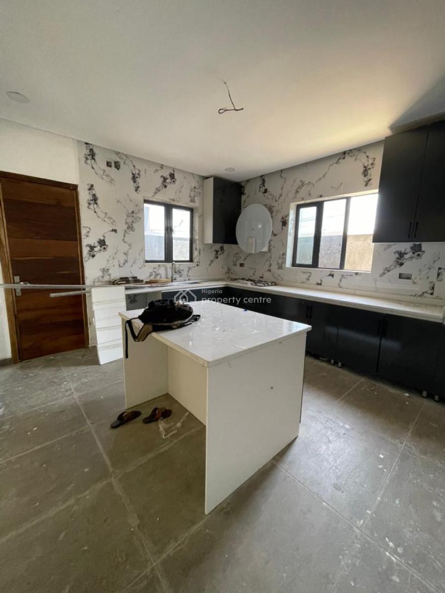 Elegant 6bedrooms Semi Detached Duplex +elevator &bq in Secured Estate, Lekki Phase 1, Lekki, Lagos, Semi-detached Duplex for Sale