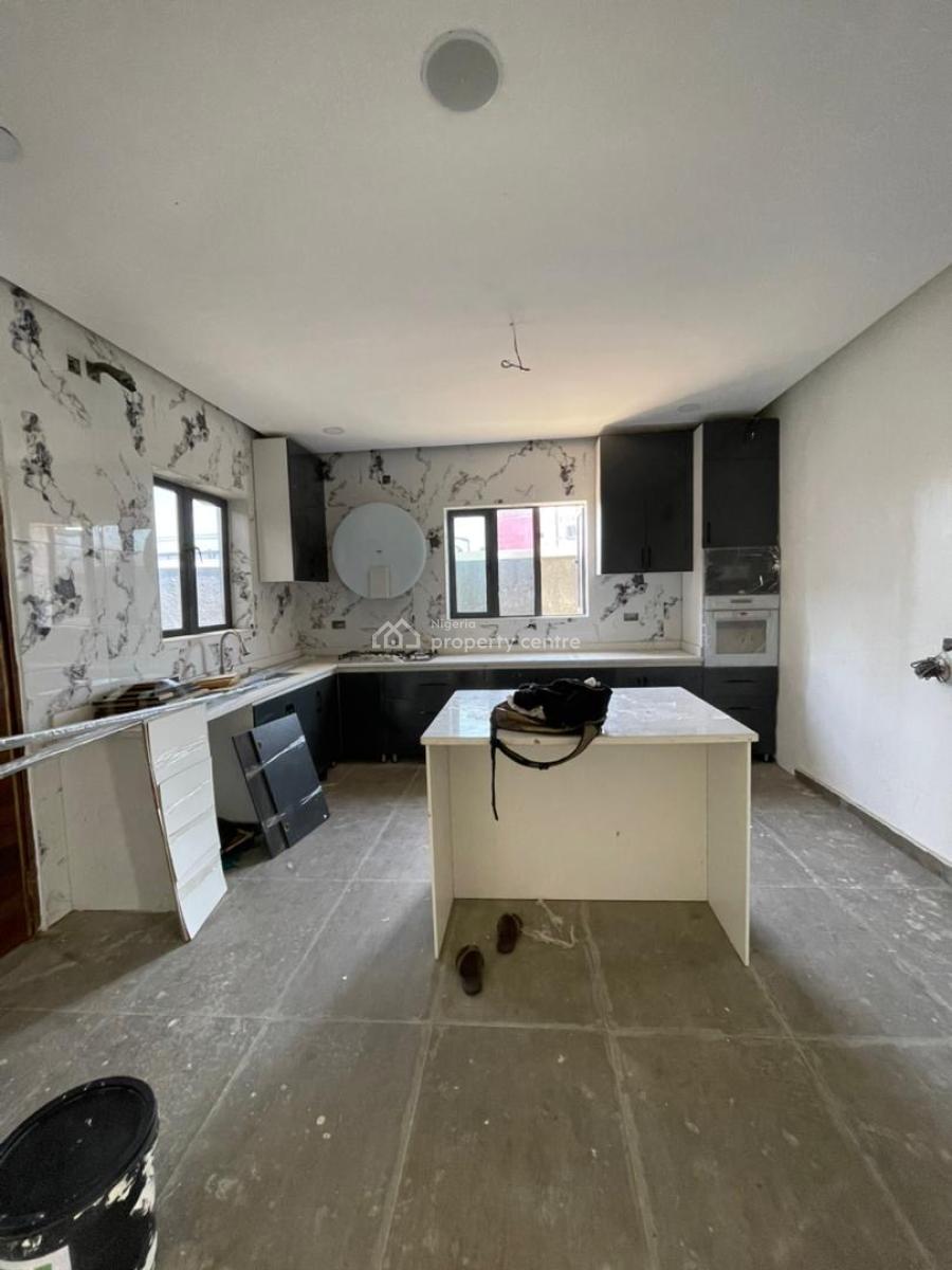 Elegant 6bedrooms Semi Detached Duplex +elevator &bq in Secured Estate, Lekki Phase 1, Lekki, Lagos, Semi-detached Duplex for Sale