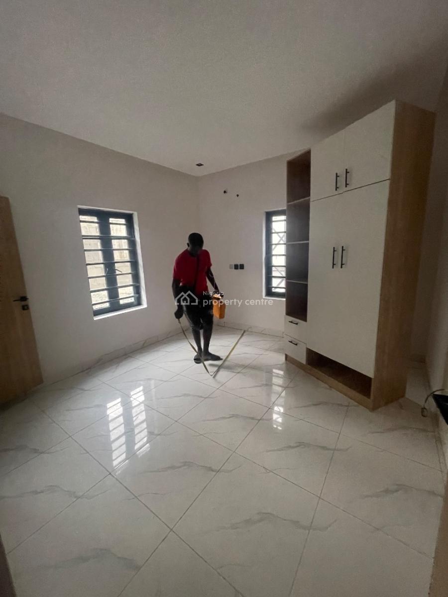 Standard 2 Bedroom Apartment Upstairs with Personal Tank and Prepared, Located Inside an Estate,good Road and Clean Water,personal Tank, Sangotedo, Ajah, Lagos, Flat / Apartment for Rent