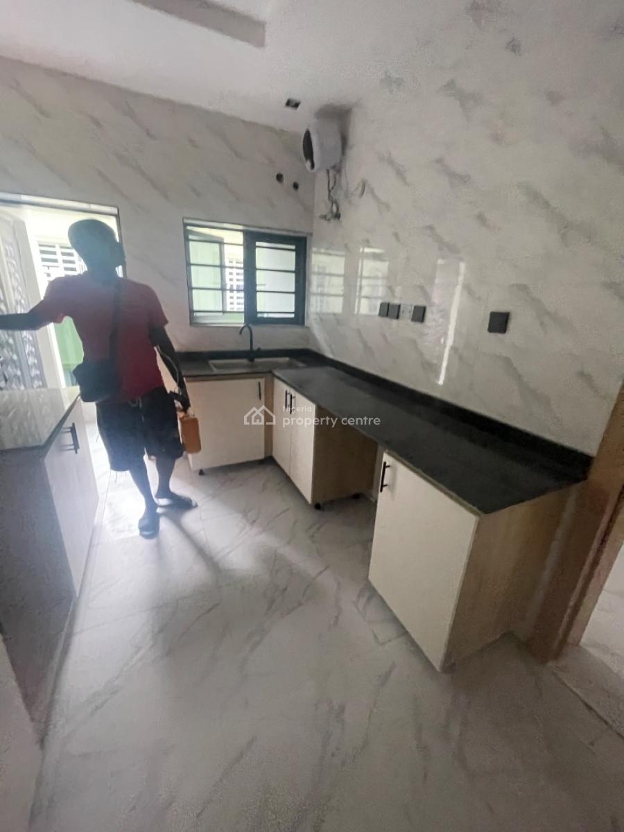 Standard 2 Bedroom Apartment Upstairs with Personal Tank and Prepared, Located Inside an Estate,good Road and Clean Water,personal Tank, Sangotedo, Ajah, Lagos, Flat / Apartment for Rent