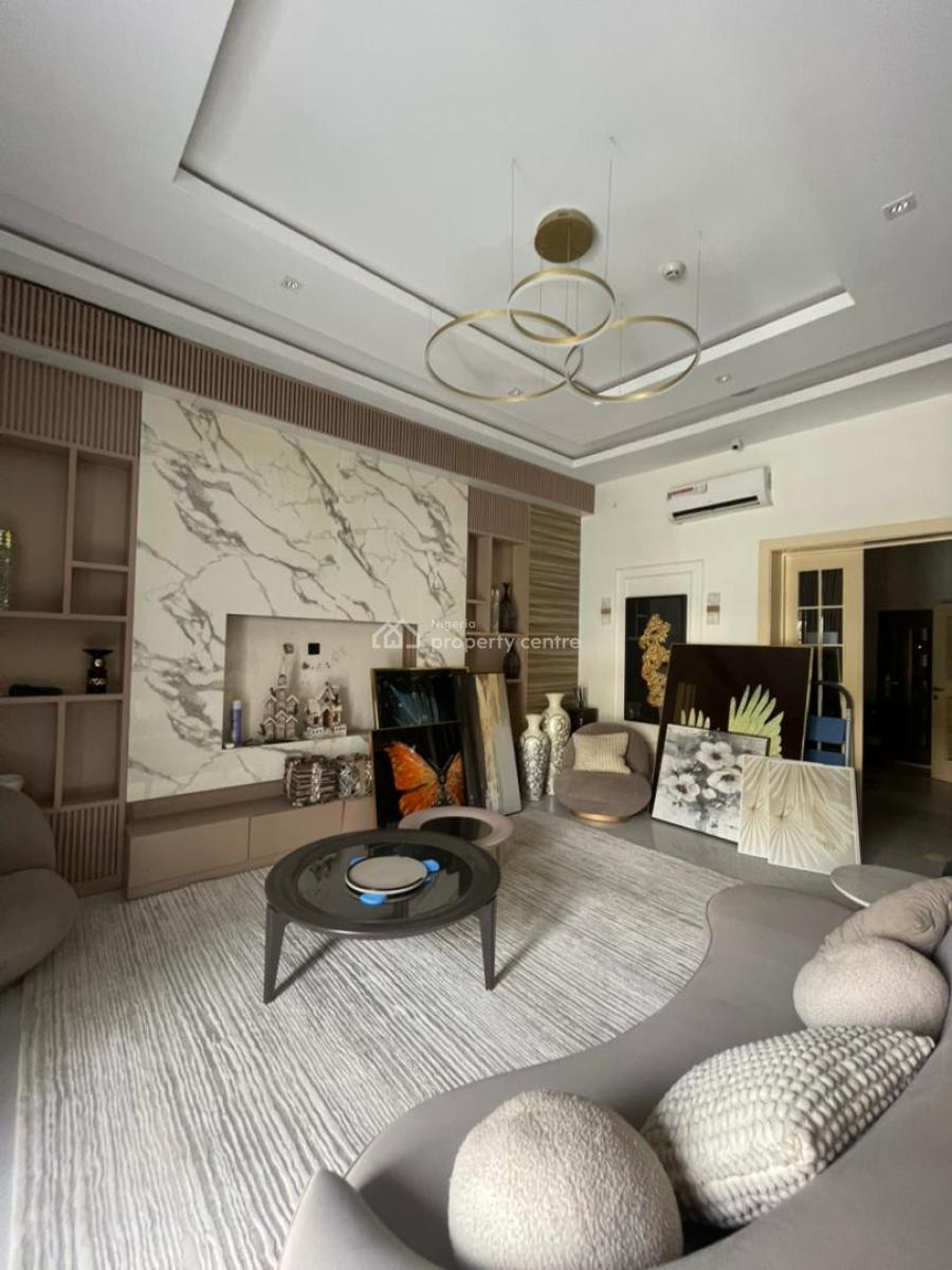 Fully Furnished 4bedroom with a Bq Self Compound, Hrt of Ilasan, Ilasan, Lekki, Lagos, Detached Duplex for Rent