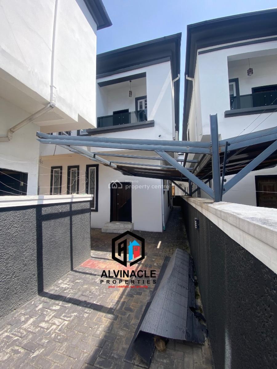 Well Fitted 4 Bed Duplex with 1bq, Ikota, Ikota, Lekki, Lagos, Semi-detached Duplex for Sale