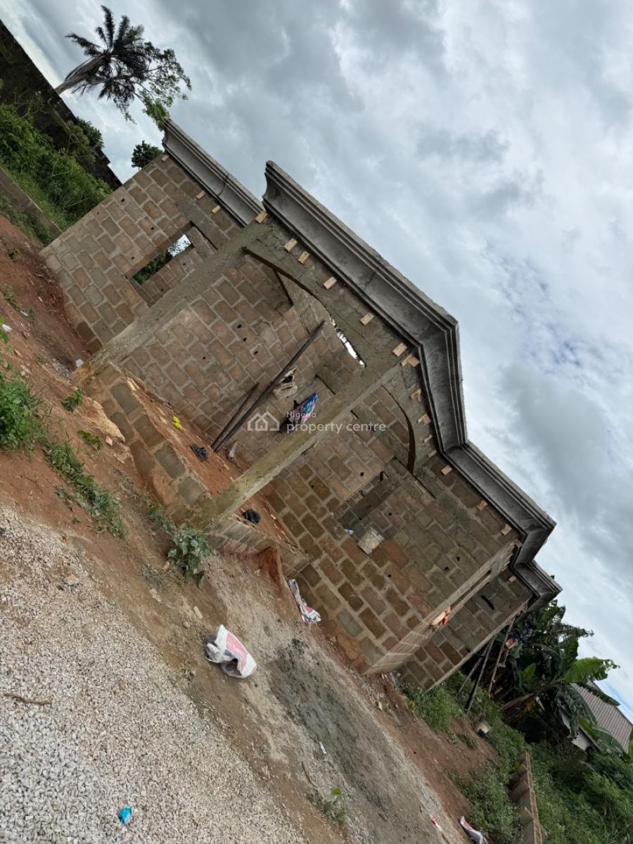 3 Uncompleted Bedrooms Bungalow, at Emuren Just 15 Mins Drive From Adamo Bustop Ikorodu, Adamo, Ikorodu, Lagos, Detached Bungalow for Sale