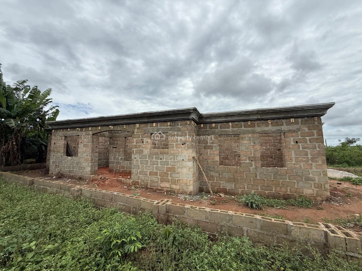 3 Uncompleted Bedrooms Bungalow, at Emuren Just 15 Mins Drive From Adamo Bustop Ikorodu, Adamo, Ikorodu, Lagos, Detached Bungalow for Sale
