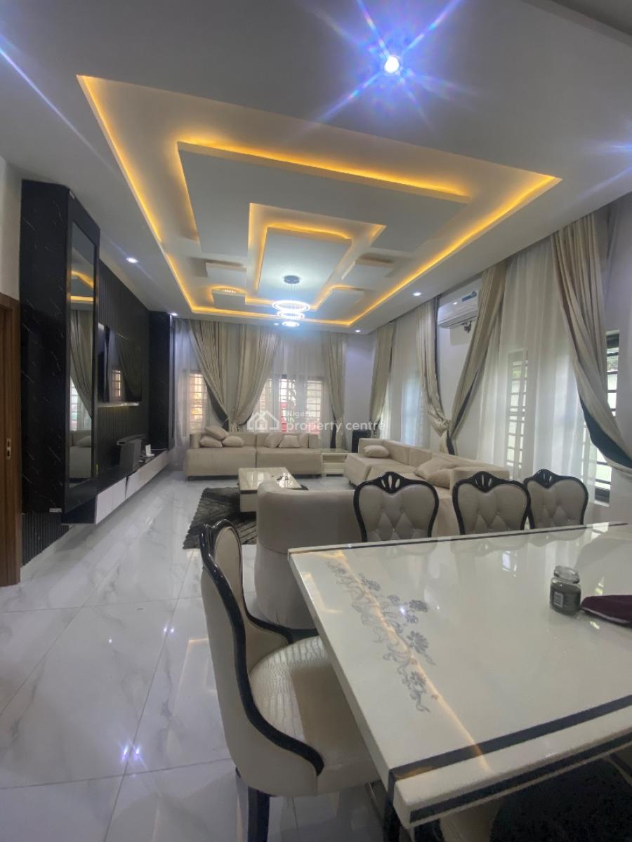 Luxury Furnished 2bed Duplex with 24hrs Light in Gud Est, Beside Royal Gardens,before Abraham Adesanya, Ajah, Lagos, Semi-detached Duplex for Rent