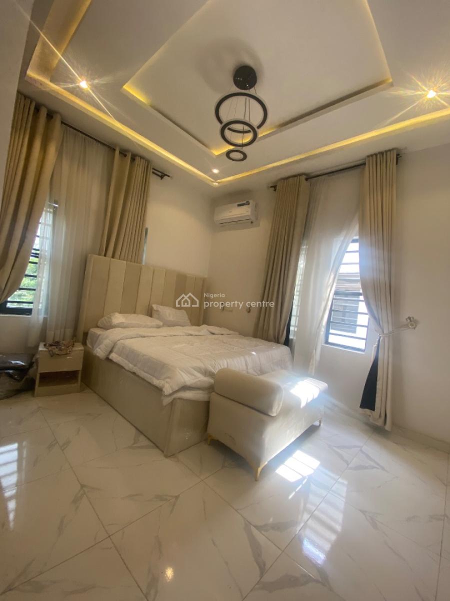 Luxury Furnished 2bed Duplex with 24hrs Light in Gud Est, Beside Royal Gardens,before Abraham Adesanya, Ajah, Lagos, Semi-detached Duplex for Rent