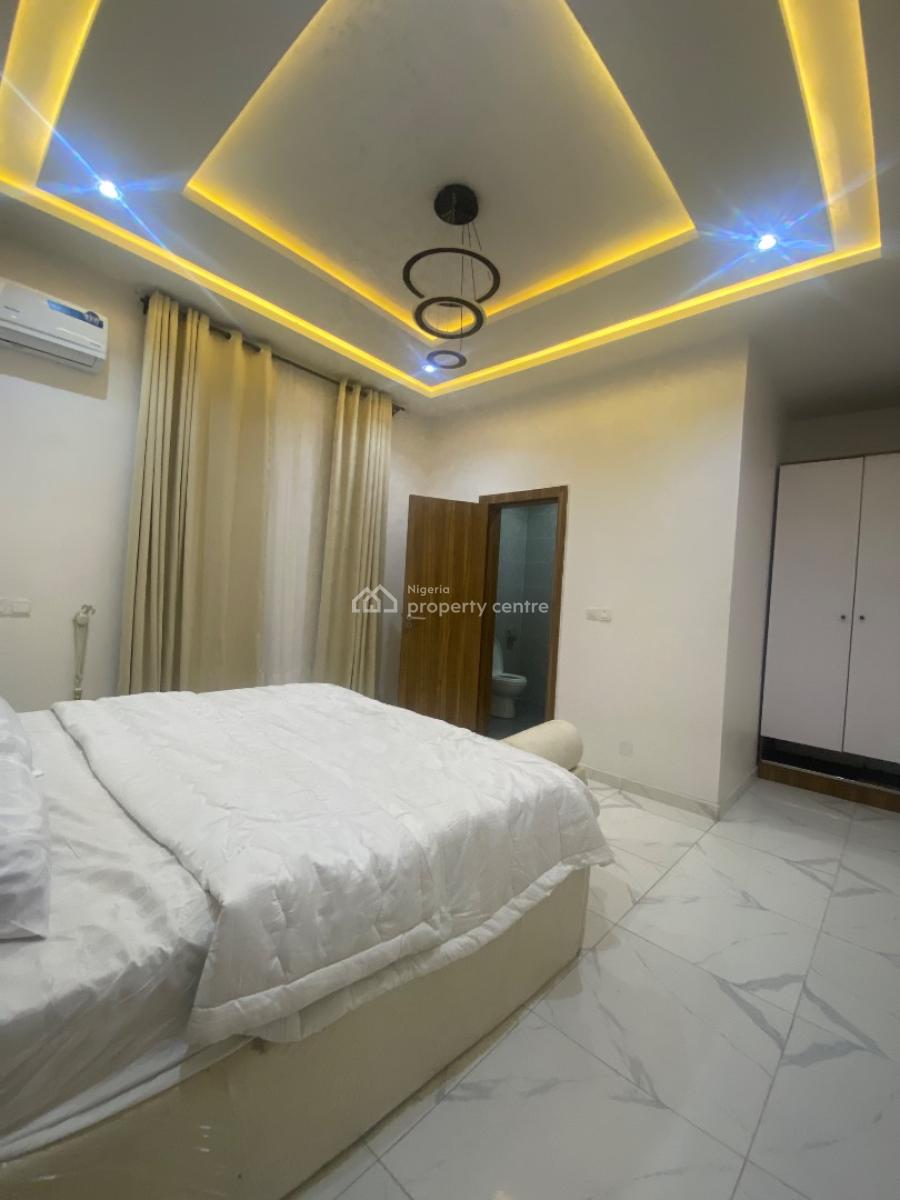 Luxury Furnished 2bed Duplex with 24hrs Light in Gud Est, Beside Royal Gardens,before Abraham Adesanya, Ajah, Lagos, Semi-detached Duplex for Rent