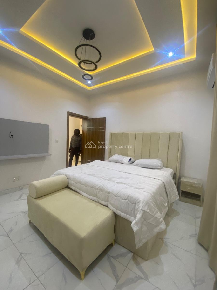 Luxury Furnished 2bed Duplex with 24hrs Light in Gud Est, Beside Royal Gardens,before Abraham Adesanya, Ajah, Lagos, Semi-detached Duplex for Rent