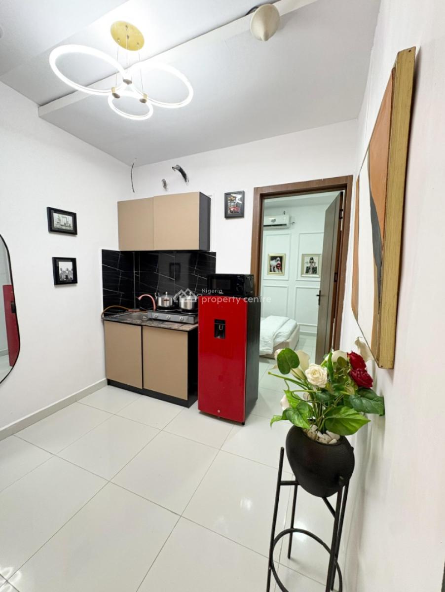 Tastefully Furnished 1 Bedroom with Pool, Lekki Conservation, Lekki, Lagos, Mini Flat (room and Parlour) for Rent