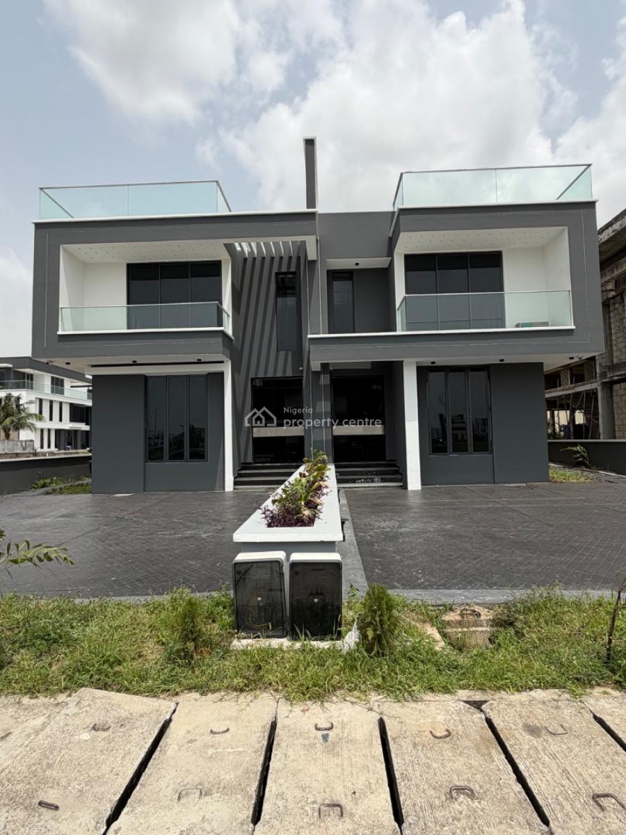 Spacious 5bedroom Fully Detached House with Bq, Ikate , Cowrie Creek, Lekki, Lagos, Semi-detached Duplex for Sale
