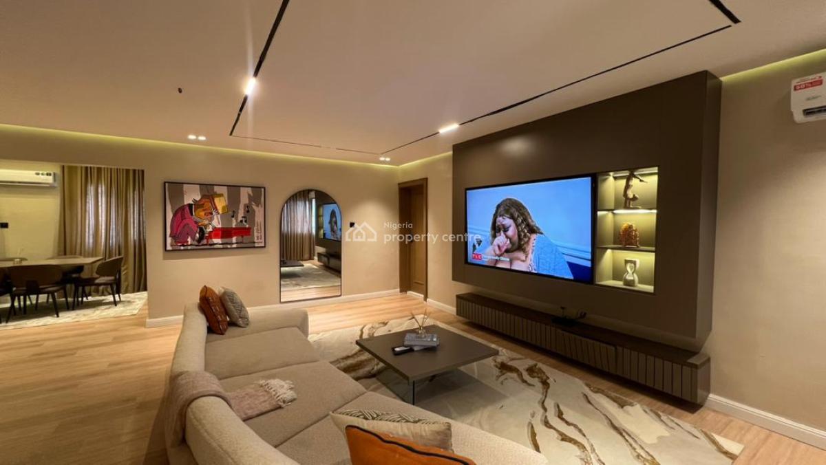 Luxury 3-bedroom Apartment with Housekeeping and Swimming Pool, Amazon,netflix and Ensuite Rooms, Oniru, Victoria Island (vi), Lagos, Flat / Apartment Short Let