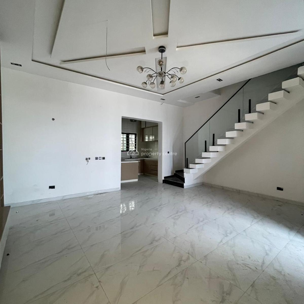 Spacious 3 Bedroom Terrace Duplex with Bq (self Compound ), Ikotaa, Lekki, Lagos, Terraced Duplex for Sale