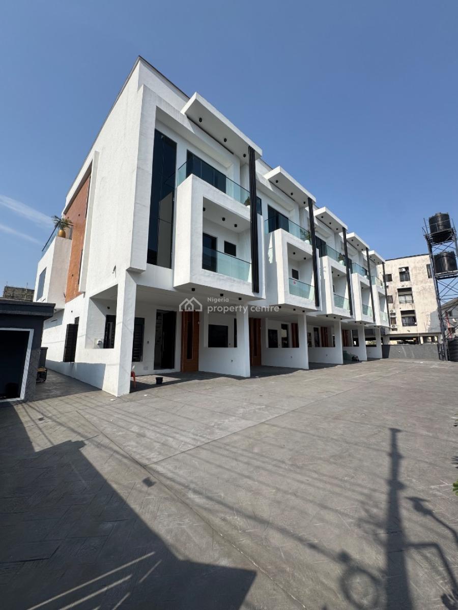 Beautiful Four Bedroom Terraced Duplex, Osapa, Lekki, Lagos, Terraced Duplex for Sale