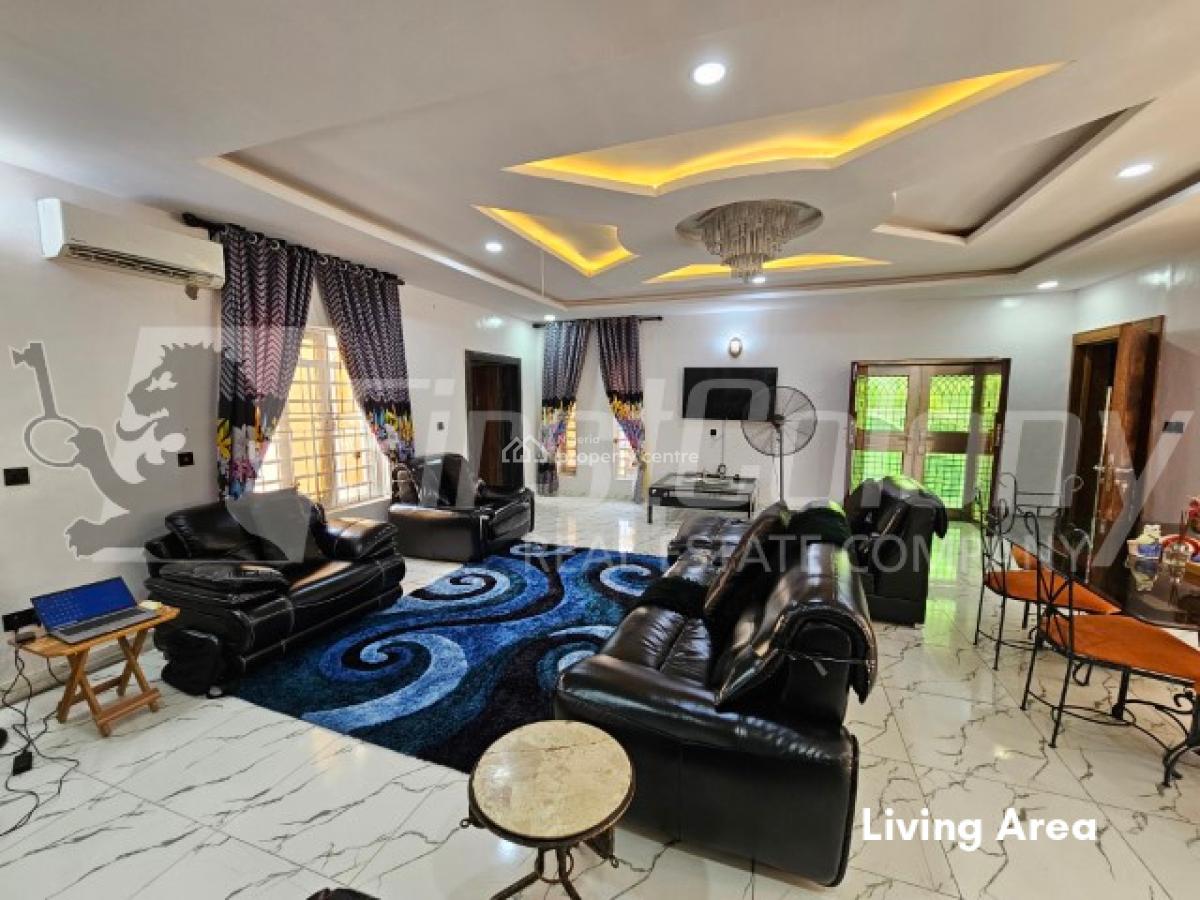 Gigantic 3 Bedroom Detached Home on Large Grounds (with 2-room Bq), Agungi, Lekki, Lagos, Detached Duplex for Sale