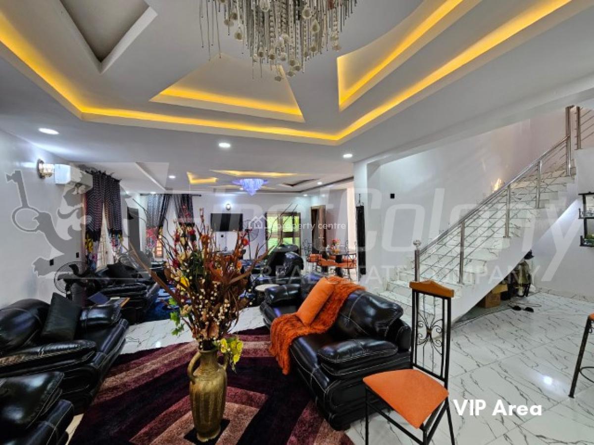 Gigantic 3 Bedroom Detached Home on Large Grounds (with 2-room Bq), Agungi, Lekki, Lagos, Detached Duplex for Sale