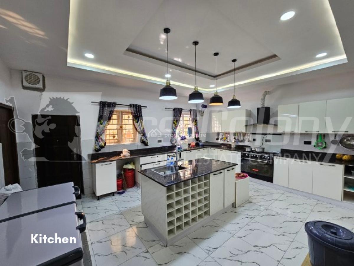 Gigantic 3 Bedroom Detached Home on Large Grounds (with 2-room Bq), Agungi, Lekki, Lagos, Detached Duplex for Sale