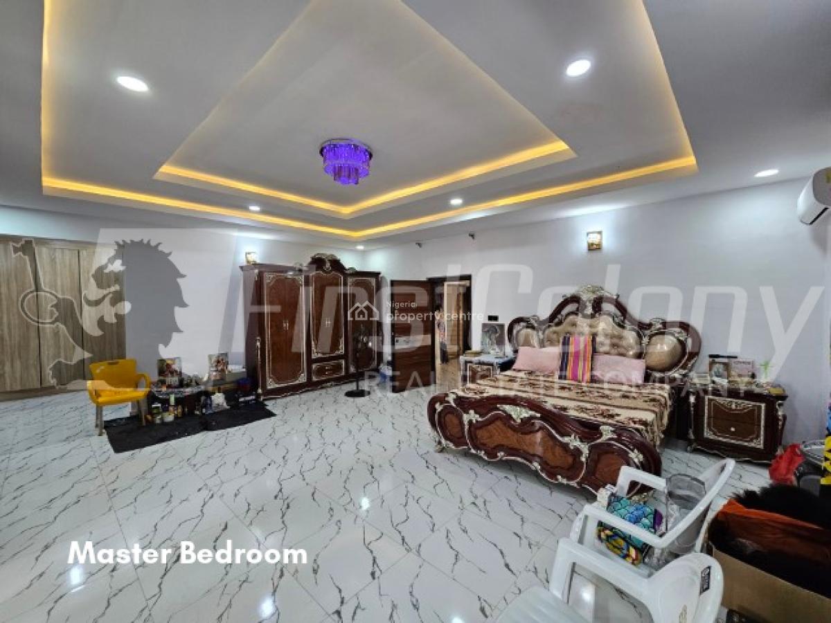 Gigantic 3 Bedroom Detached Home on Large Grounds (with 2-room Bq), Agungi, Lekki, Lagos, Detached Duplex for Sale