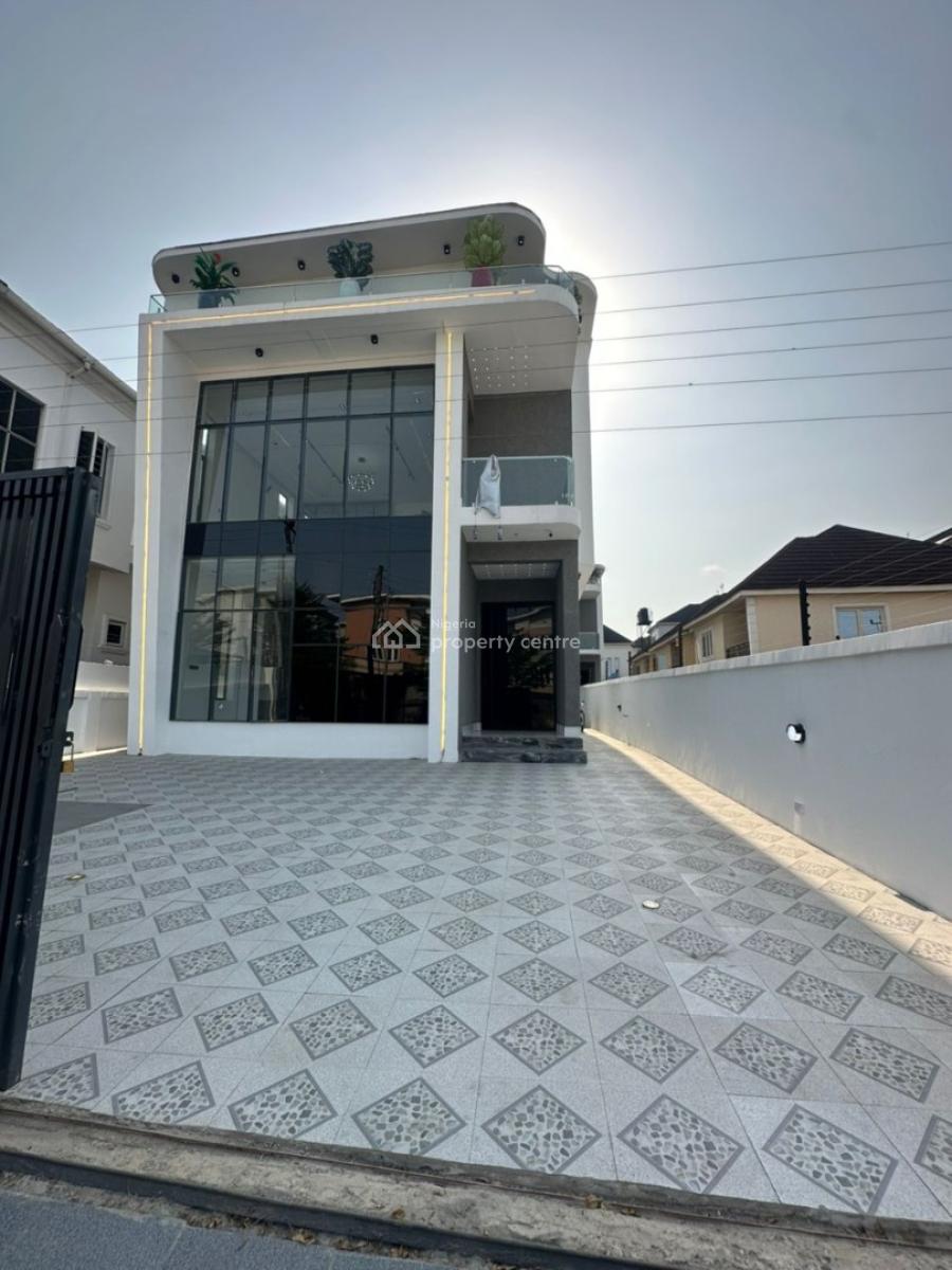 5 Bedroom Detached Duplex with Swimming Pool and Bq, 2nd Toll Gate, Chevron Lekki, Lekki, Lagos, House for Sale