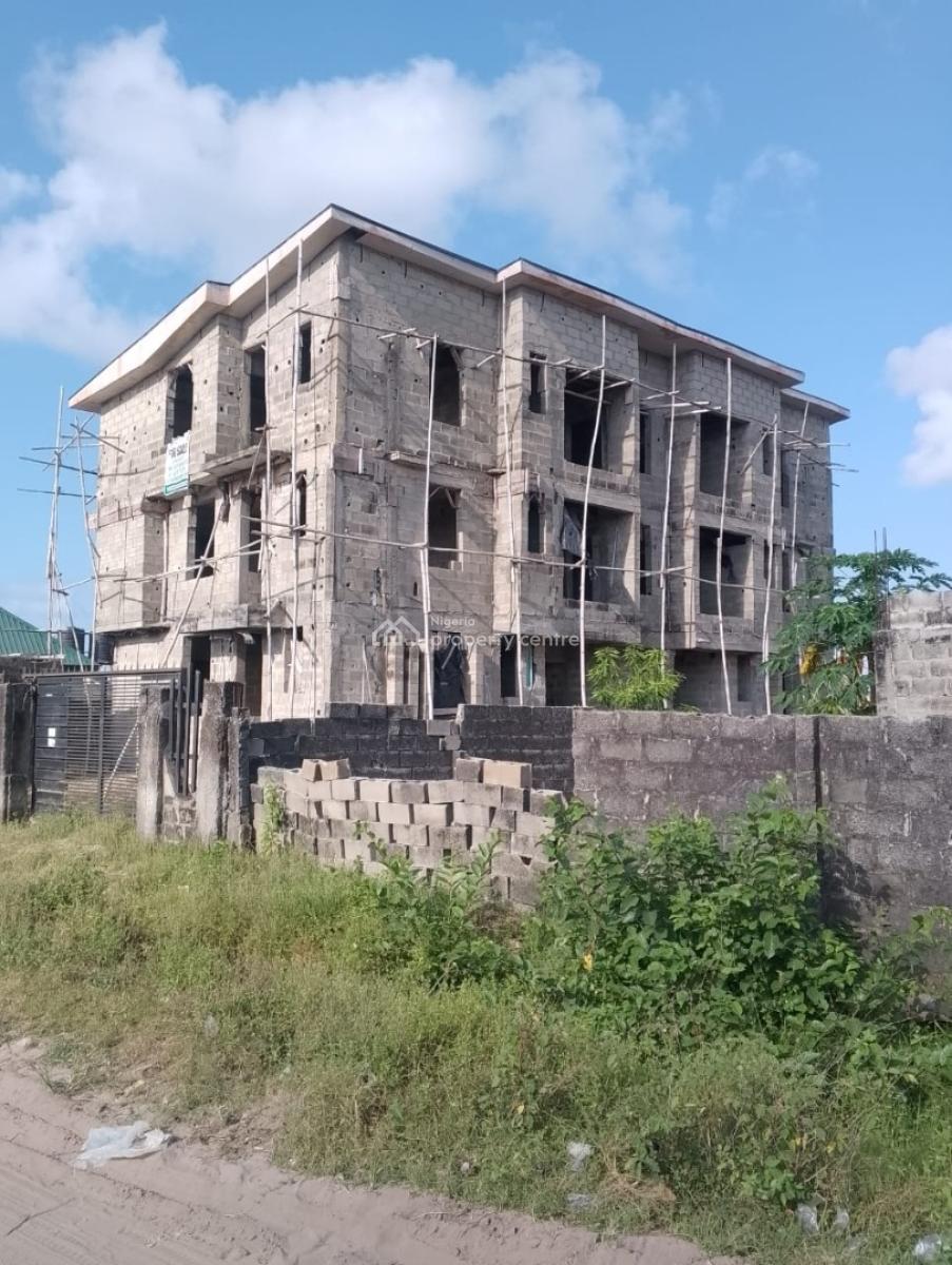 Well Built Uncompleted 6 Units of 2 Bedroom Apartment, Road 3b Alatise Bus Stop, Eleko, Ibeju Lekki, Lagos, Block of Flats for Sale