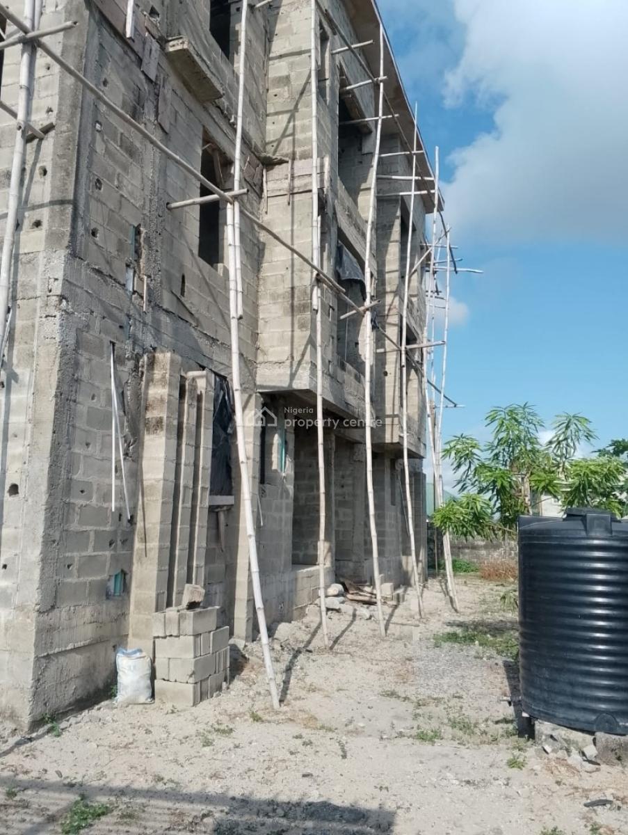 Well Built Uncompleted 6 Units of 2 Bedroom Apartment, Road 3b Alatise Bus Stop, Eleko, Ibeju Lekki, Lagos, Block of Flats for Sale