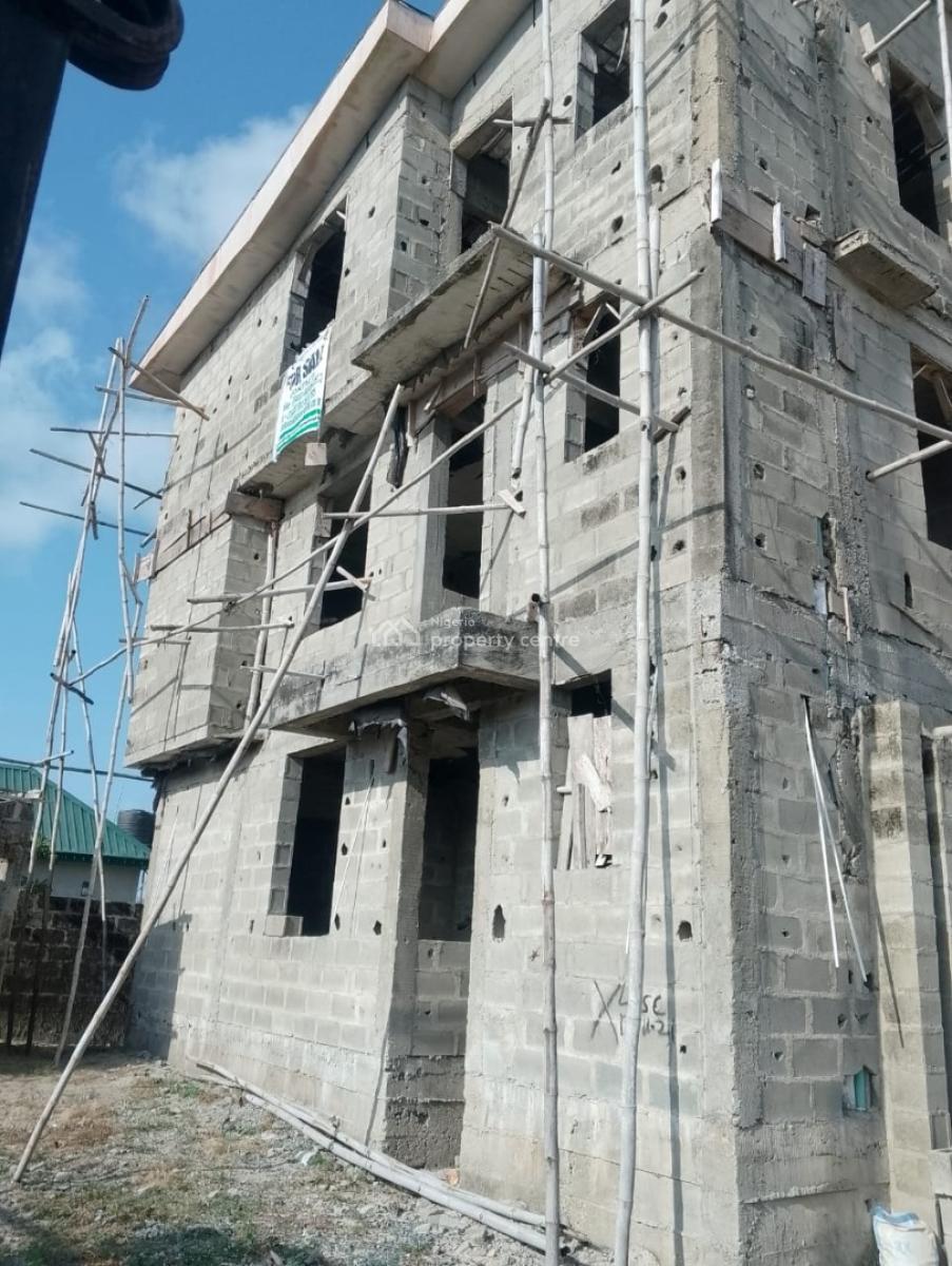 Well Built Uncompleted 6 Units of 2 Bedroom Apartment, Road 3b Alatise Bus Stop, Eleko, Ibeju Lekki, Lagos, Block of Flats for Sale
