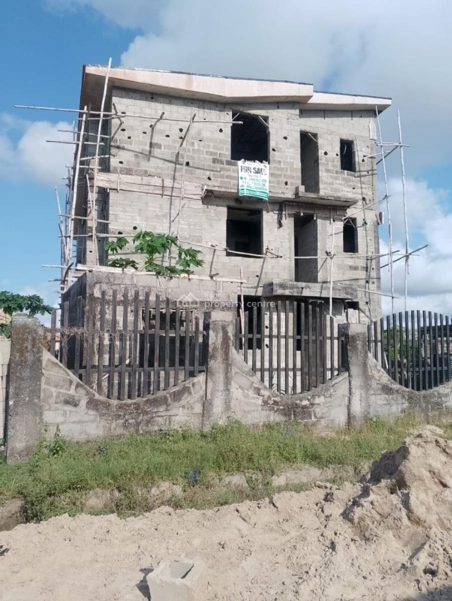 Well Built Uncompleted 6 Units of 2 Bedroom Apartment, Road 3b Alatise Bus Stop, Eleko, Ibeju Lekki, Lagos, Block of Flats for Sale