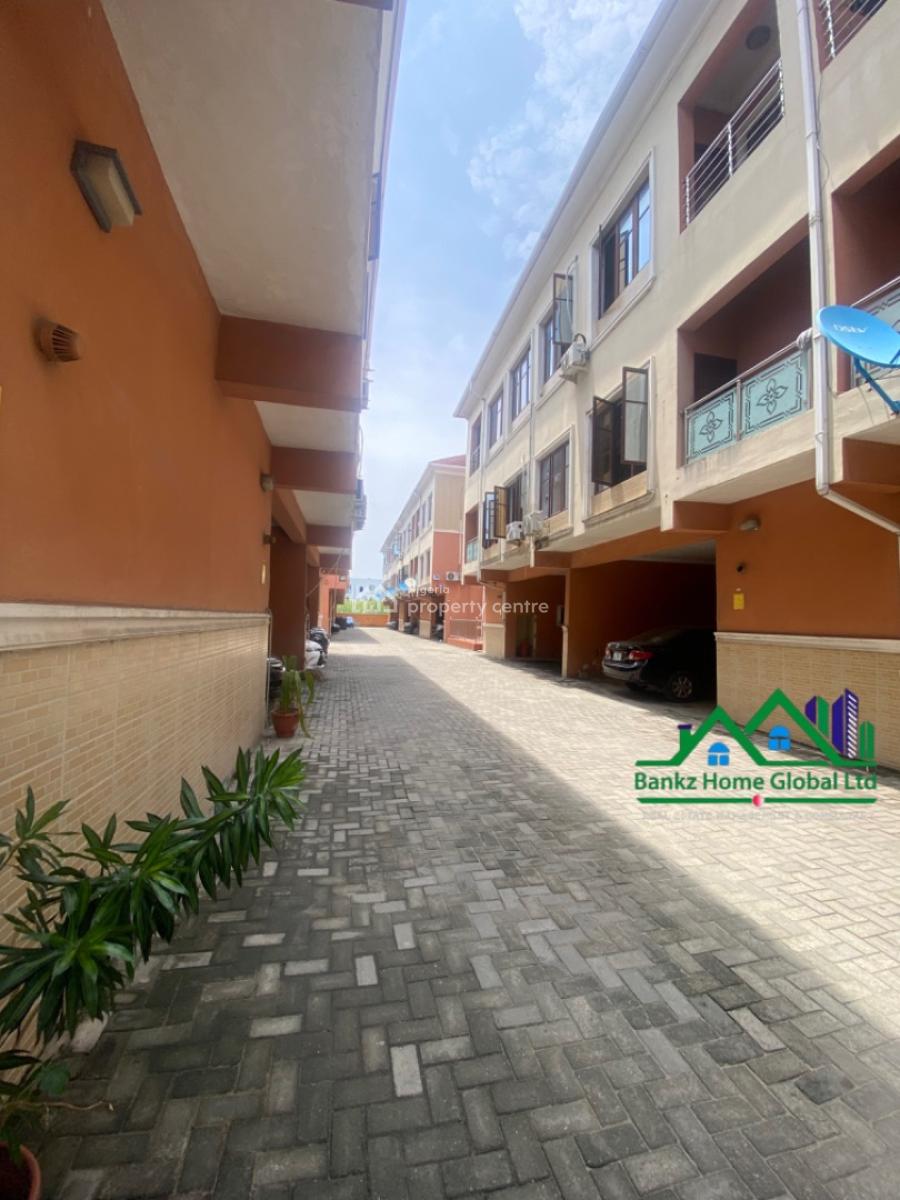 4 Bedroom Terrace Duplex with a Bq, Ikate, Lekki, Lagos, Terraced Duplex for Rent