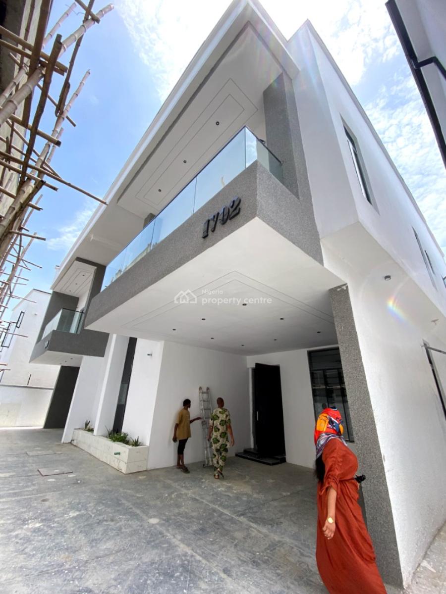 Nicely Built Luxury 4 Bedroom Semi Detached Duplex with Bq, Ikota, Lekki, Lagos, Semi-detached Duplex for Sale