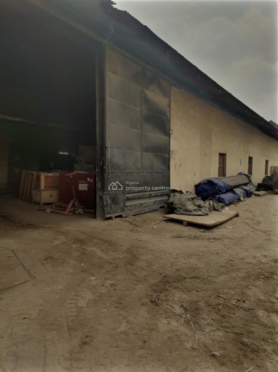 2 Bay Warehouse on Land Size of Approximately 3,600sqm, Oke Afa, Isolo, Lagos, Warehouse for Sale