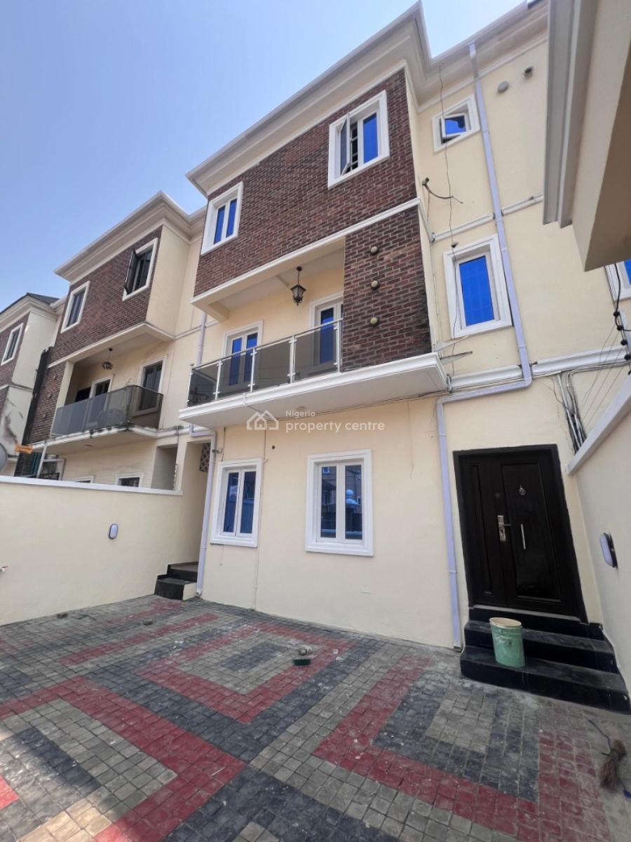 4 Bedroom Semi-detached Duplex with Bq Available, Osapa, Lekki, Lagos, Semi-detached Duplex for Rent