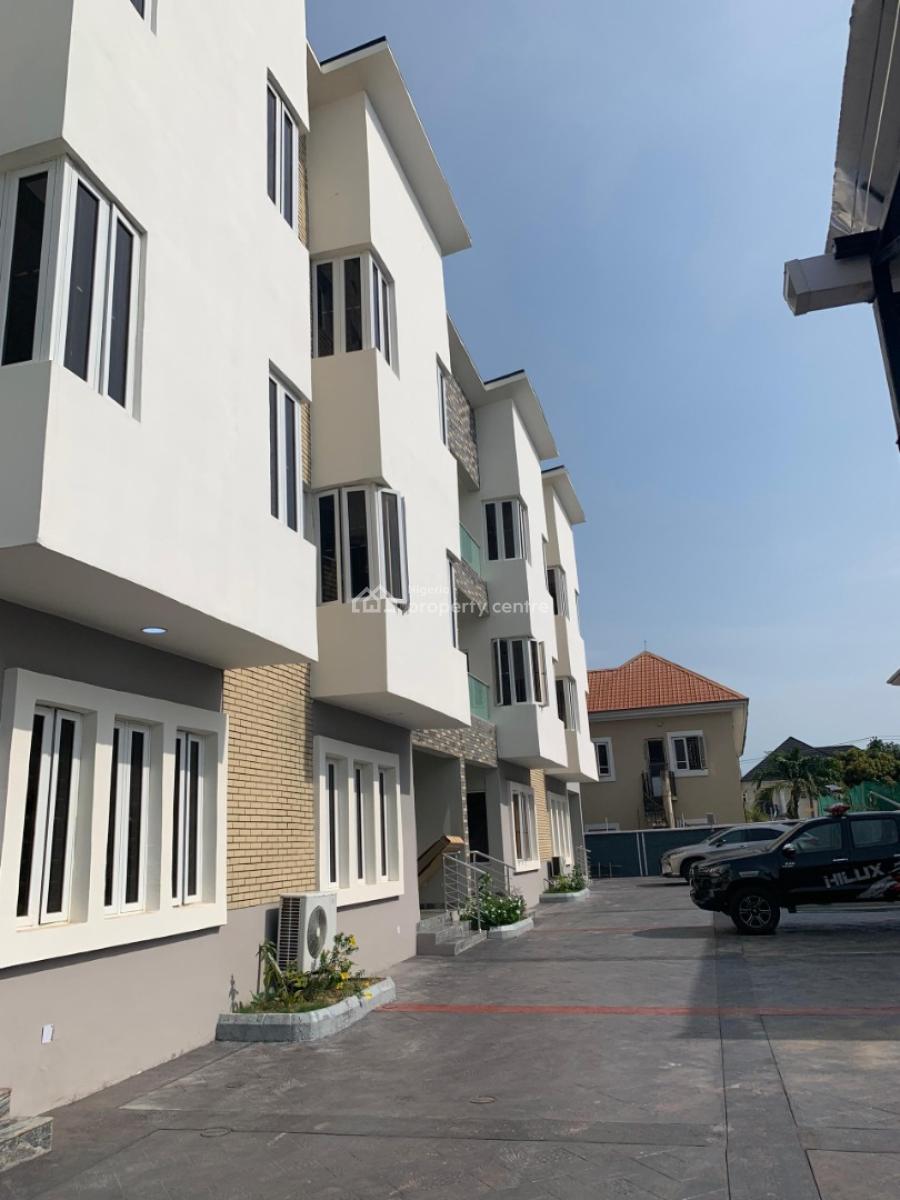 Brand New Serviced 4 Bedroom Terrace Duplex with Bq in a Secured, Lekki Phase 1, Lekki, Lagos, Terraced Duplex for Rent