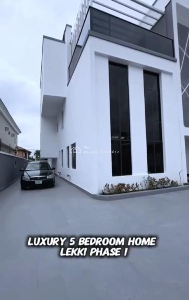 Premium 5 Bedroom Detached House on 3 Floors, Lekki Phase 1, Lekki, Lagos, Detached Duplex for Sale