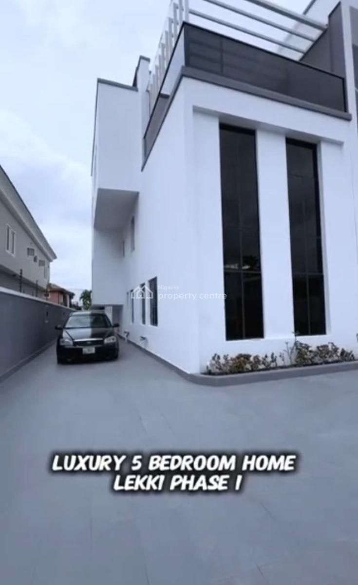 Premium 5 Bedroom Detached House on 3 Floors, Lekki Phase 1, Lekki, Lagos, Detached Duplex for Sale