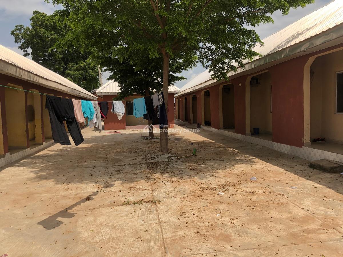 16 Room Self Contain Property with a Gate Man House, Custom College Road, Gwagwalada, Abuja, Hostel for Sale