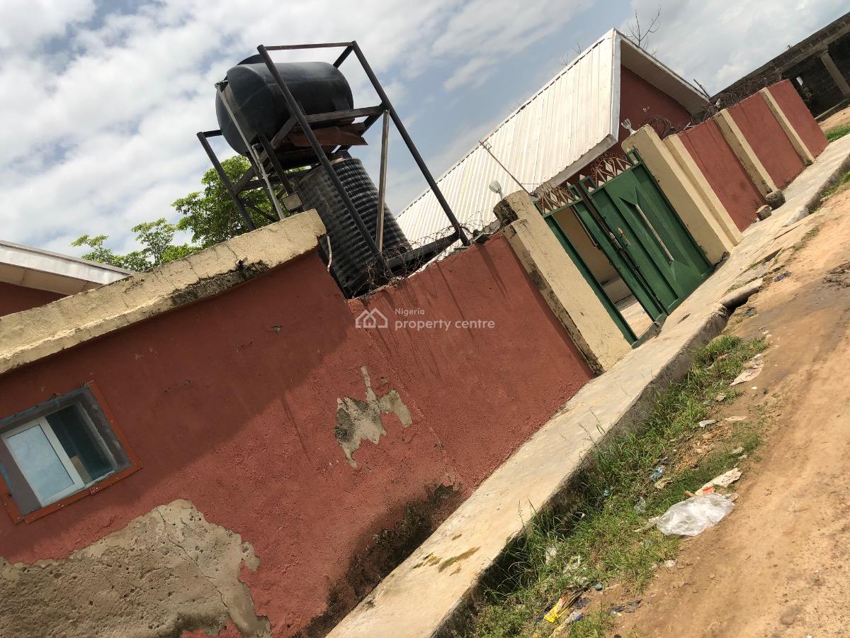 16 Room Self Contain Property with a Gate Man House, Custom College Road, Gwagwalada, Abuja, Hostel for Sale