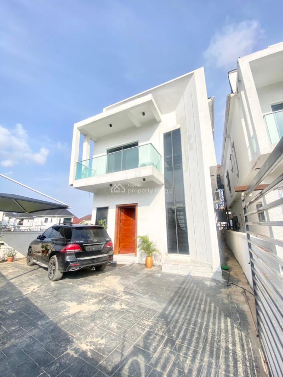 Modern 4 Bedroom Fully Detached Duplex with Bq in a Secured Estate, Thomas Estate, Ajah, Lagos, Detached Duplex for Rent