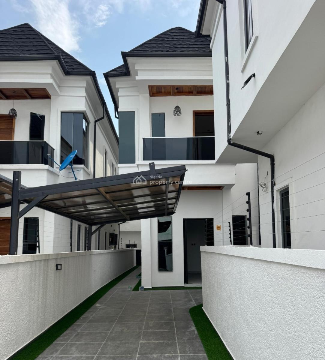 Classy 4 Bedroom with a Bq,drive Way for 4 Cars, Orchid Road, Lekki, Lagos, Detached Duplex for Sale
