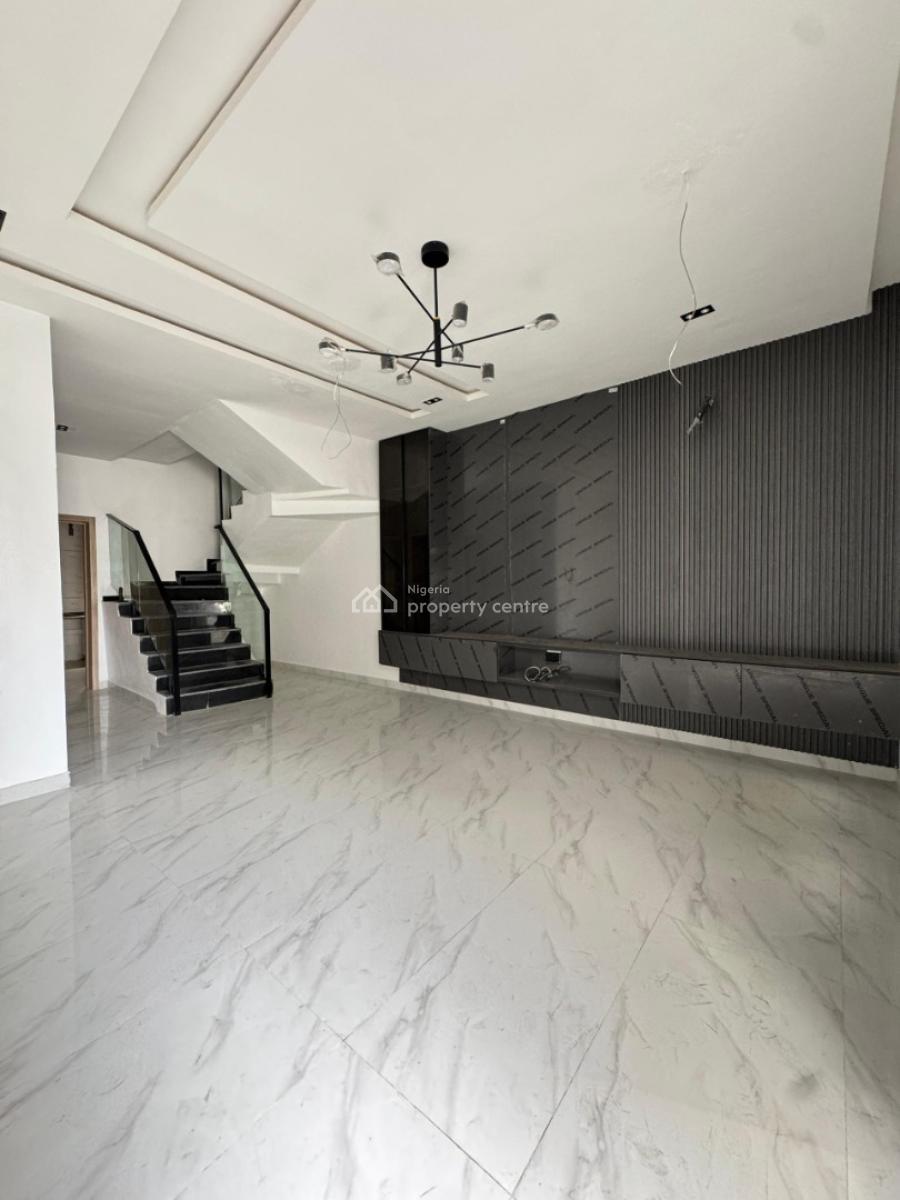 Classy 4 Bedroom with a Bq,drive Way for 4 Cars, Orchid Road, Lekki, Lagos, Detached Duplex for Sale