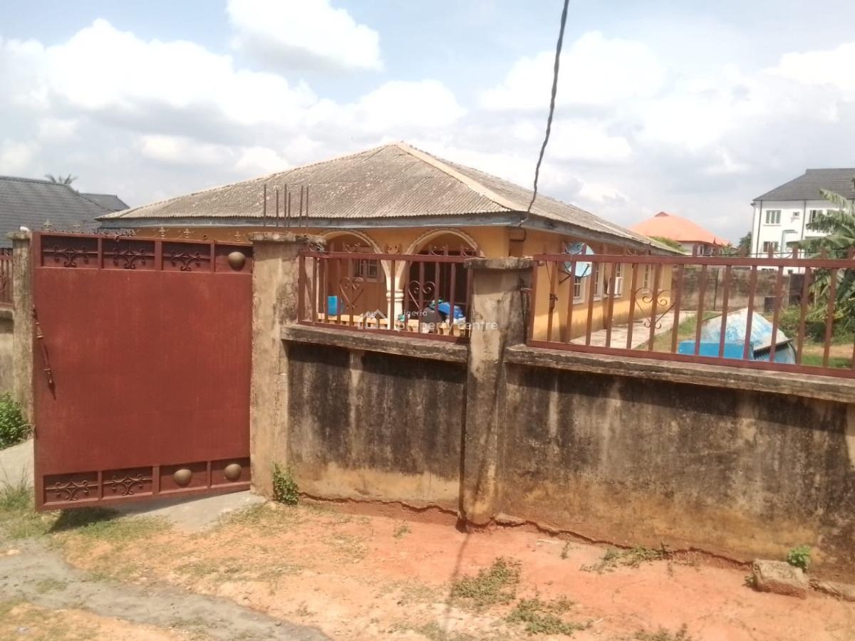 Well Located Bungalow + Two and Half Land, Palmview Estate, Ibafo, Ogun, Detached Bungalow for Sale