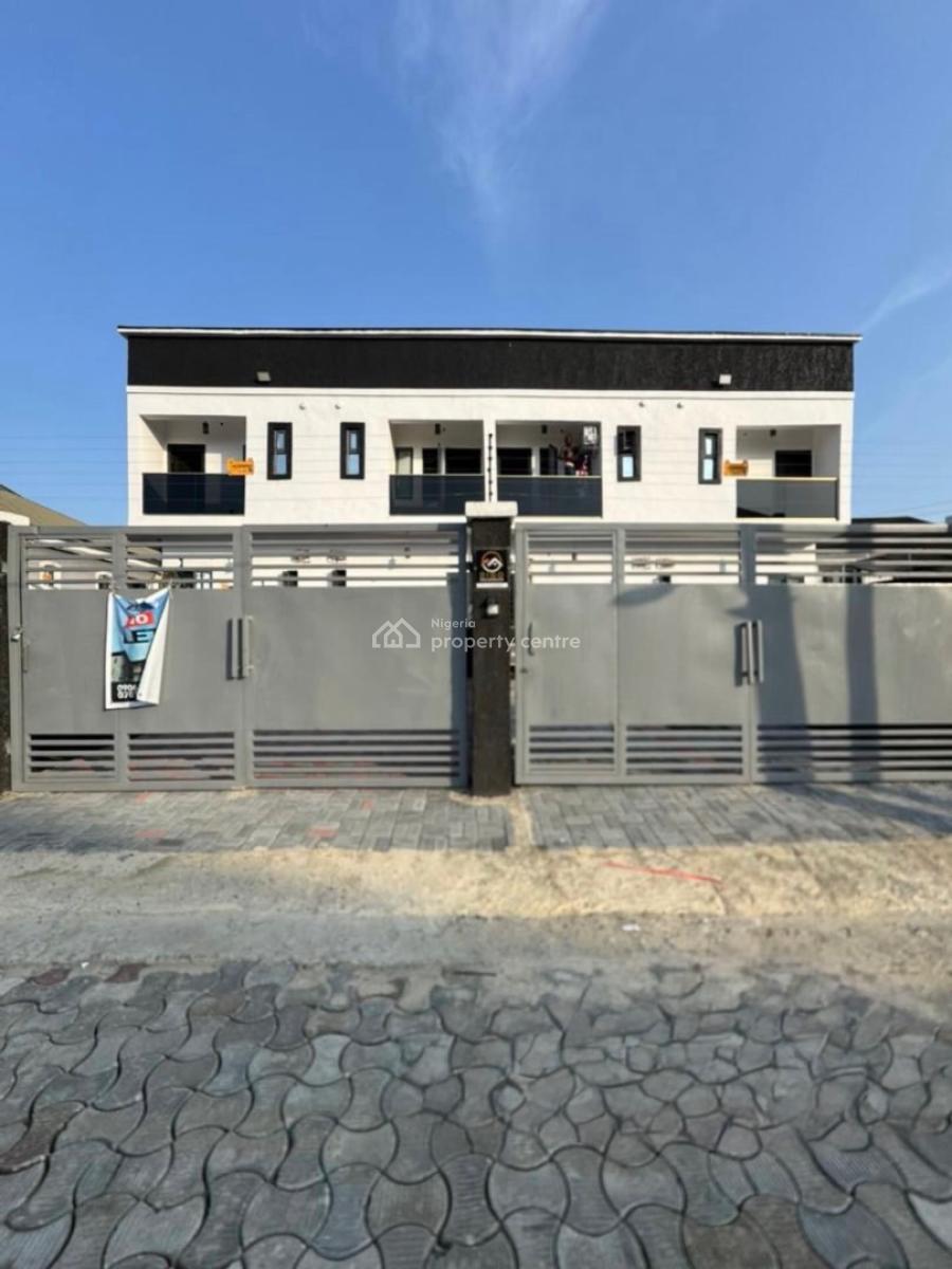 Well Built 3 Bedroom Terrace with Self Compound, Sangotedo, Ajah, Lagos, Terraced Duplex for Sale