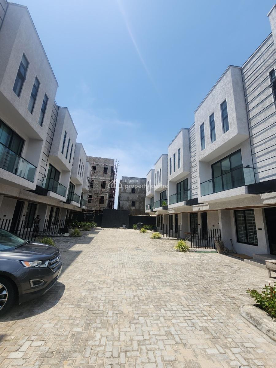 Luxury 4 Bedroom Terracewith a Room Bq, Ikate, Lekki, Lagos, Terraced Duplex for Sale