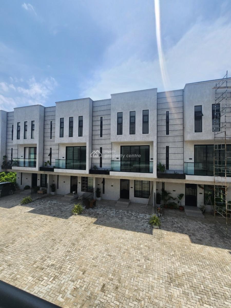 Luxury 4 Bedroom Terracewith a Room Bq, Ikate, Lekki, Lagos, Terraced Duplex for Sale