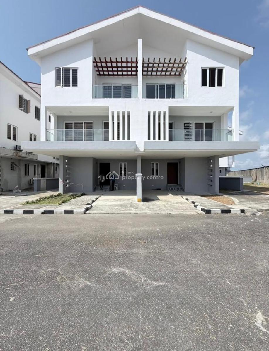 Brand New Spacious 4 Bedroom Duplex with Bq, Chevron Drive, Lekki, Lagos, Semi-detached Duplex for Rent