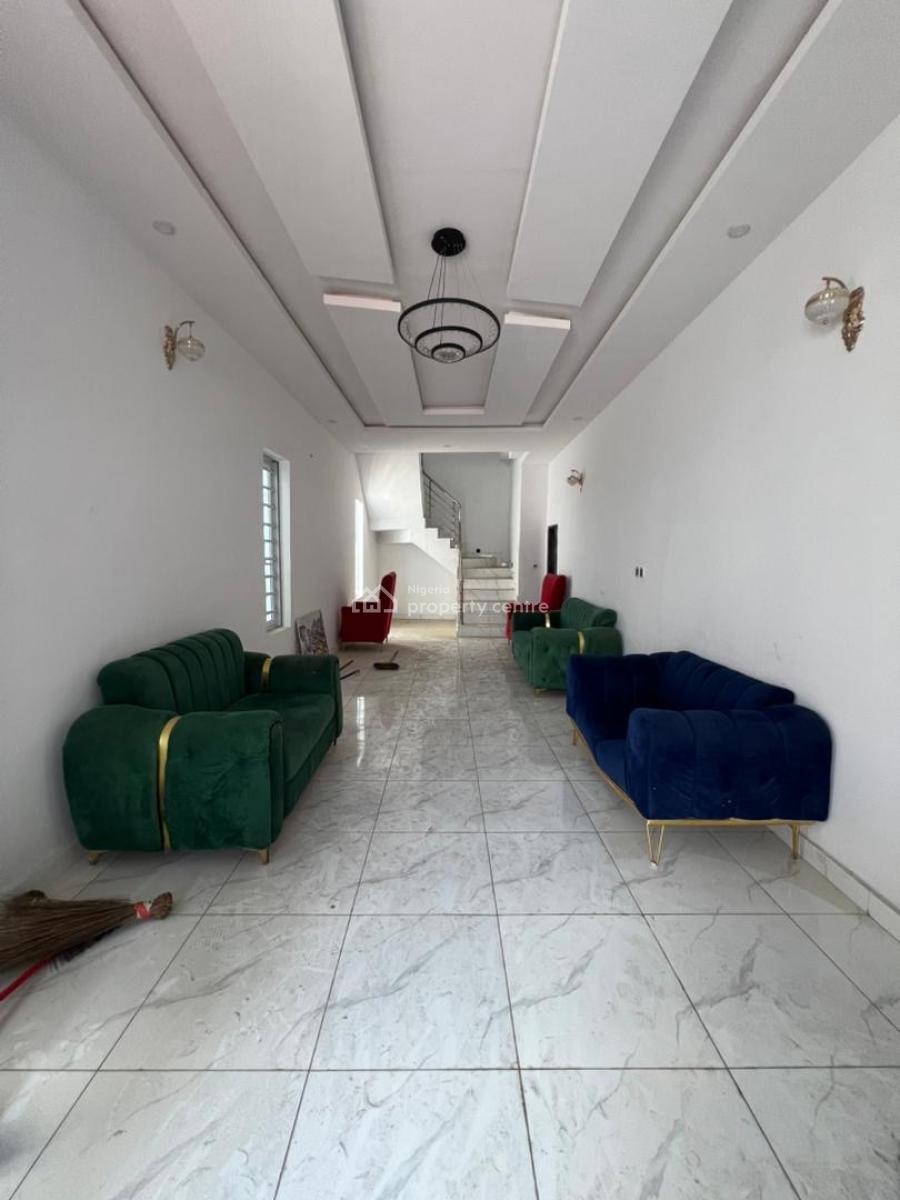 Stunning 4 Bedroom Fully Detached Duplex with Bq in a Secure Estate, General Paint Abraham Adesanya, Ajah, Lagos, Detached Duplex for Rent