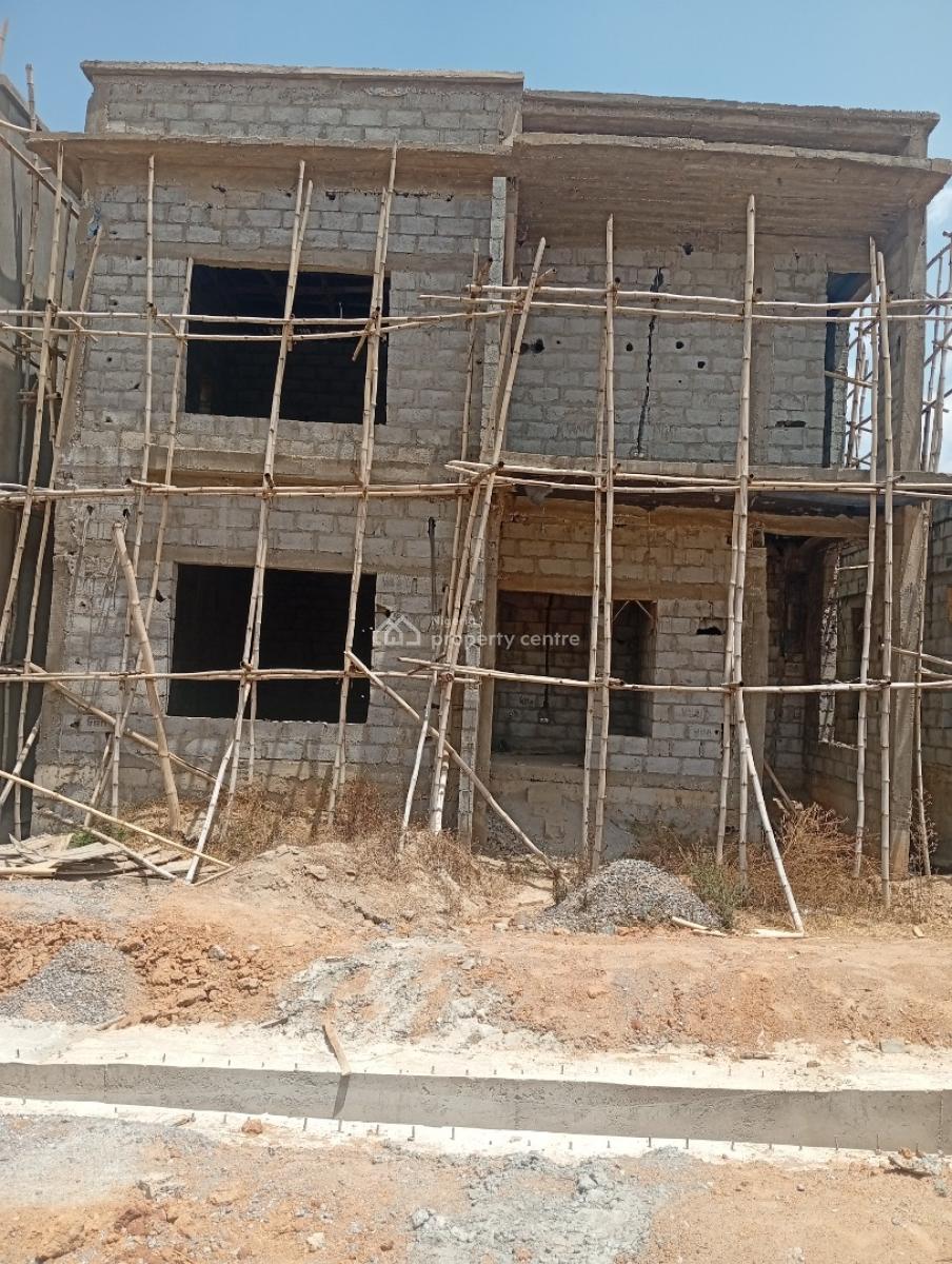 4 Bedroom Terrace Duplex Carcass, Primelux Estate, Wumba, Abuja, Terraced Duplex for Sale