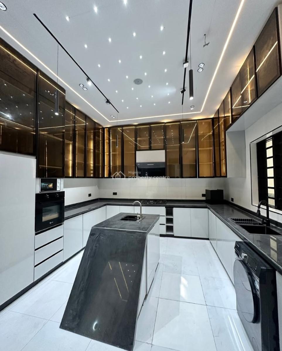 Stunning 5 Bedroom Detached Duplex with Swimming Pool and Bq, Chevron, Lekki, Lagos, Detached Duplex for Sale